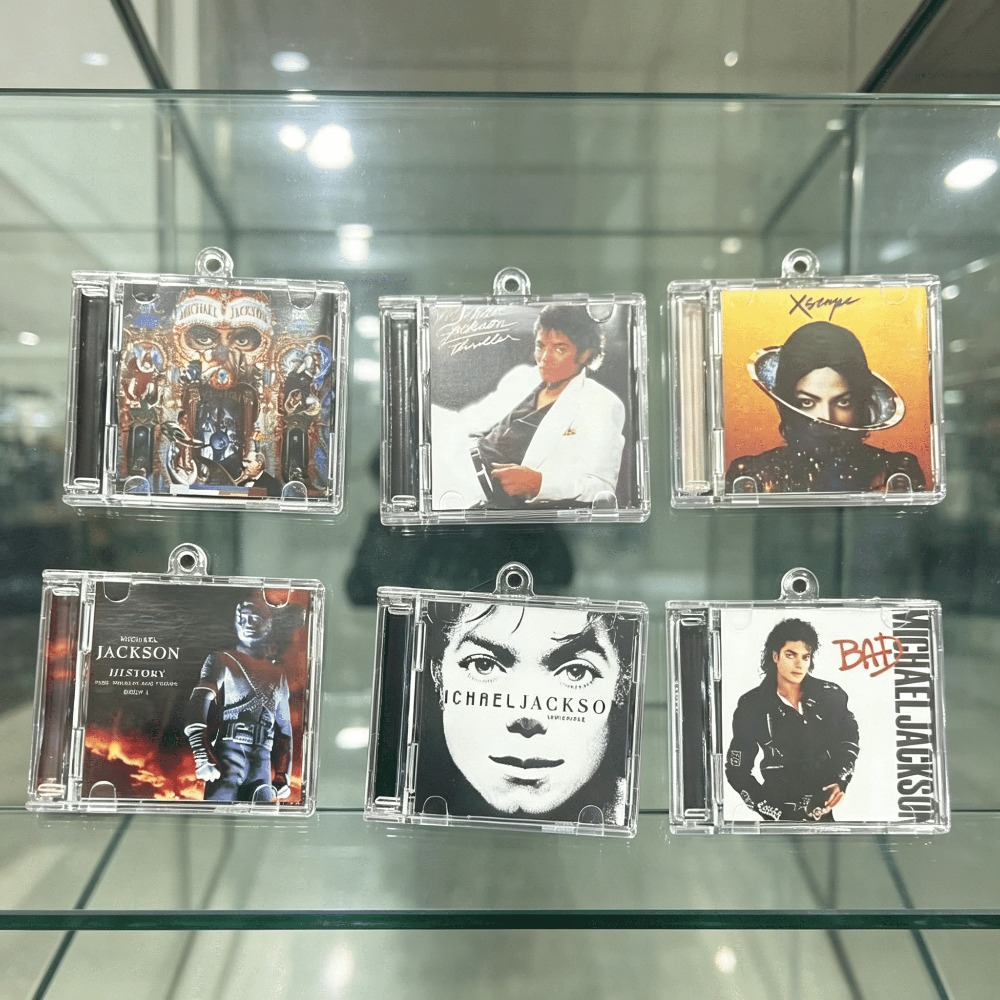 Phone Accessories Charms - Michael Jackson Merch Mini CD Album