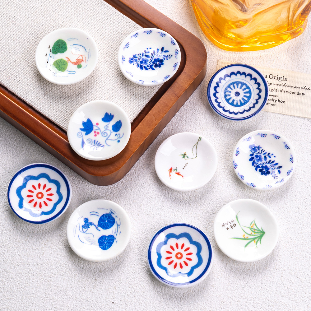 Phone Accessories Clipart - 10Pcs Simulated Printed Plate Resin Crafts