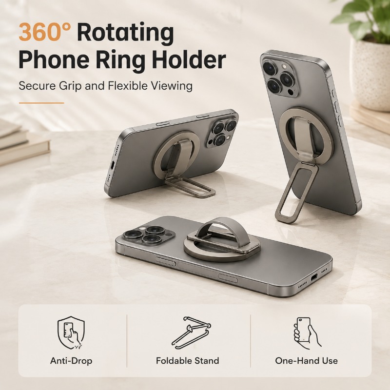 Phone Accessories And Gadgets - Silicone Magnetic Wristband Phone Holder for