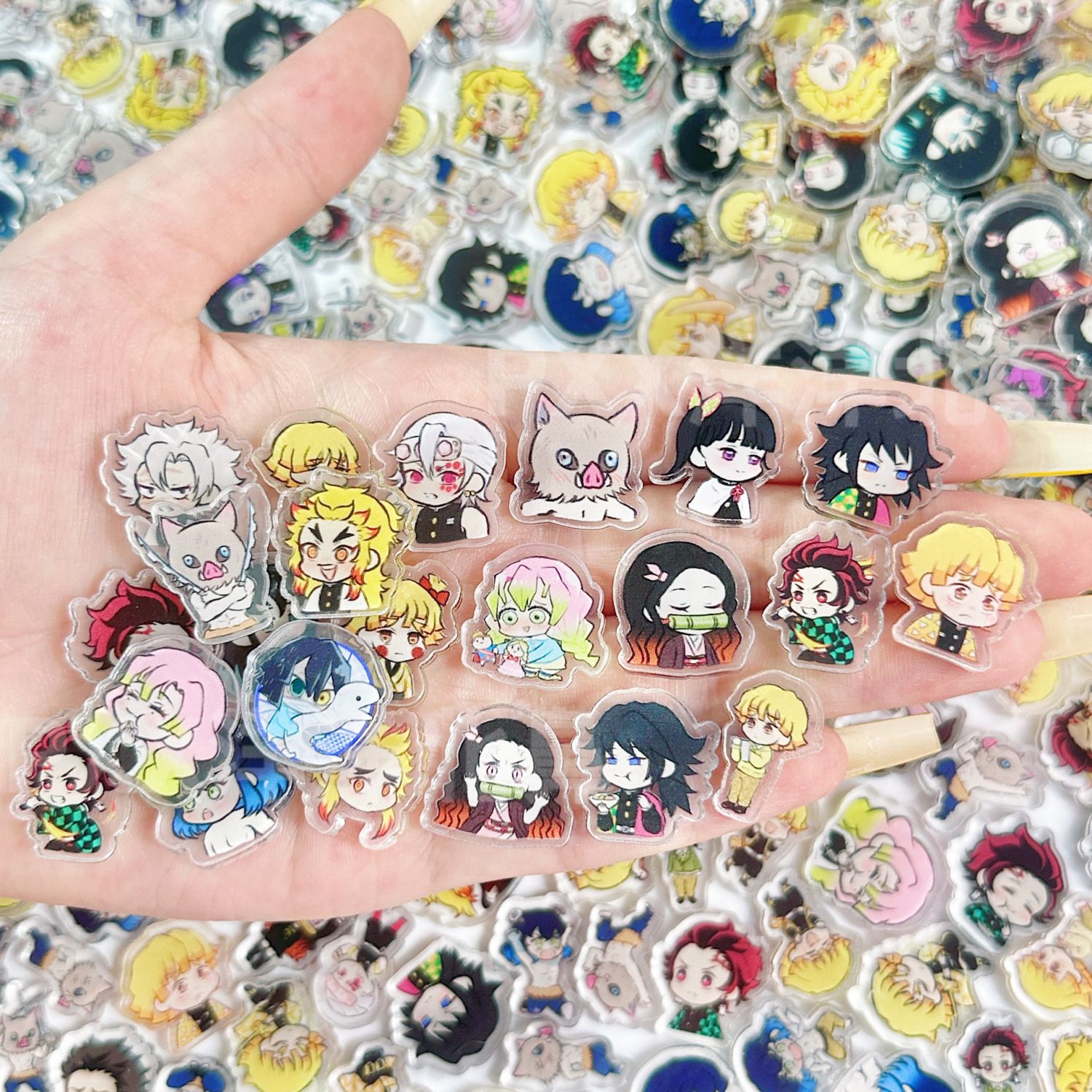 50/100Pcs 1/2cm Mini Demon Sla - Phone Accessories Demon Slayer recensie en prijs
