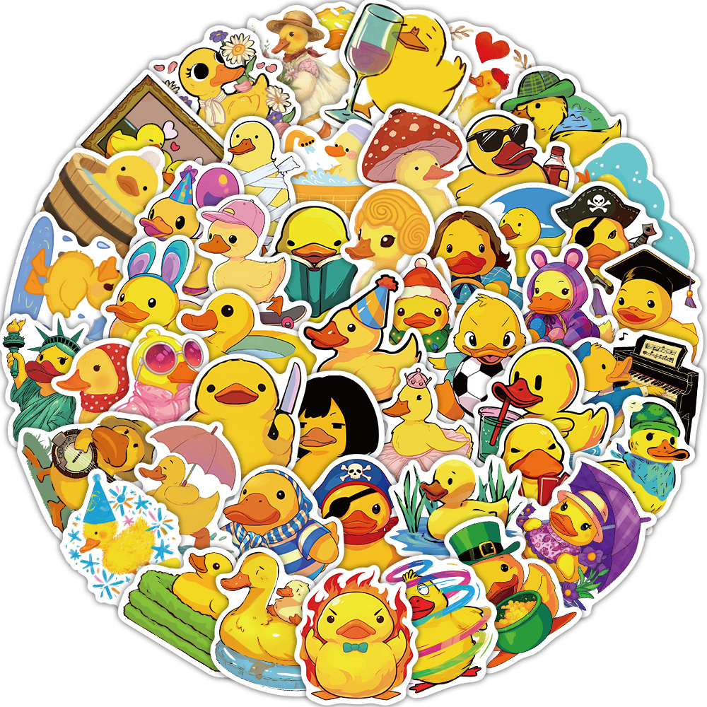 50PCS Cute Yellow Duck Creativ - Yellow Phone Accessories recensie en prijs