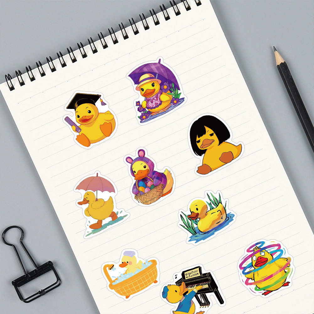 50PCS Cute Yellow Duck Creativ - Yellow Phone Accessories recensie en prijs