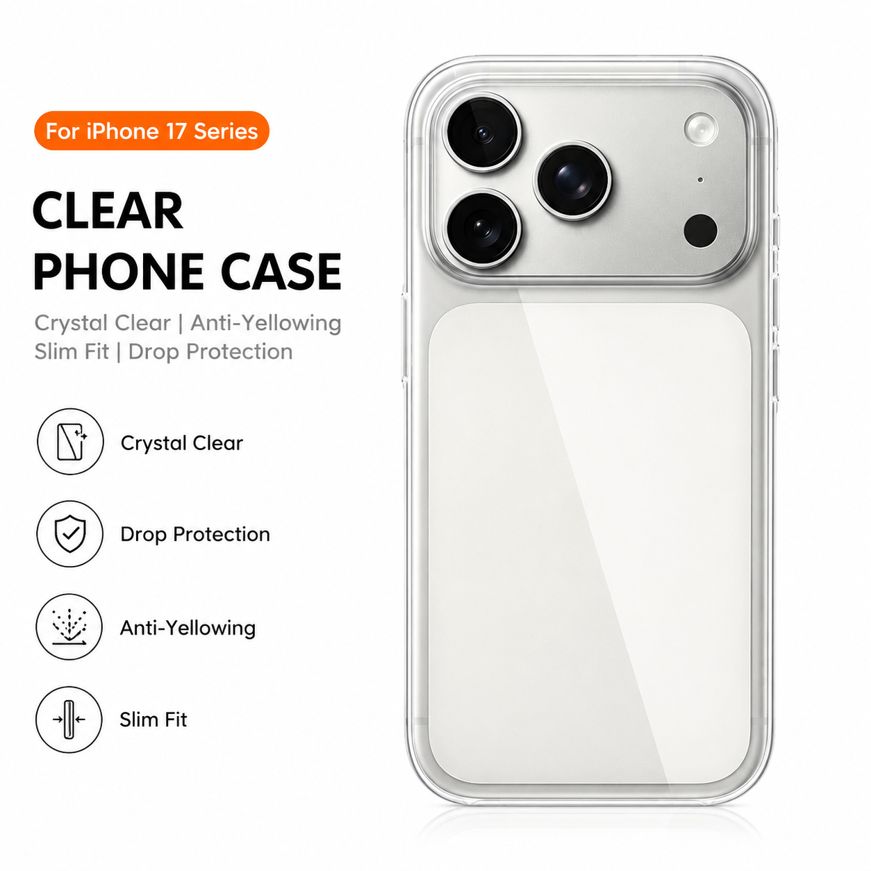 Magnetic Clear Case for iPhone - Yellow Phone Accessories recensie en prijs