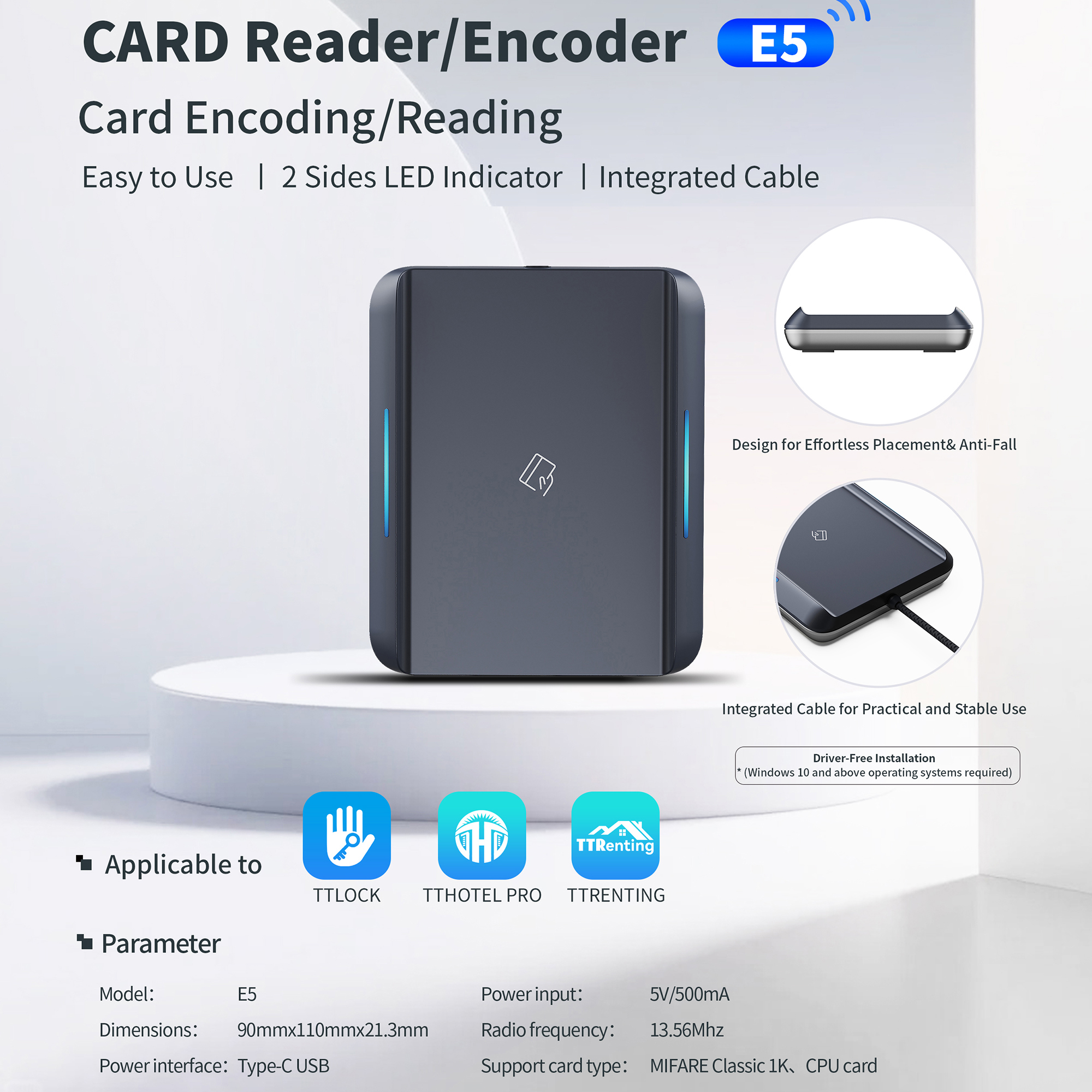 E5 Tthotel Card Encoder NFC 13 - Nfc Card Reader recensie en prijs