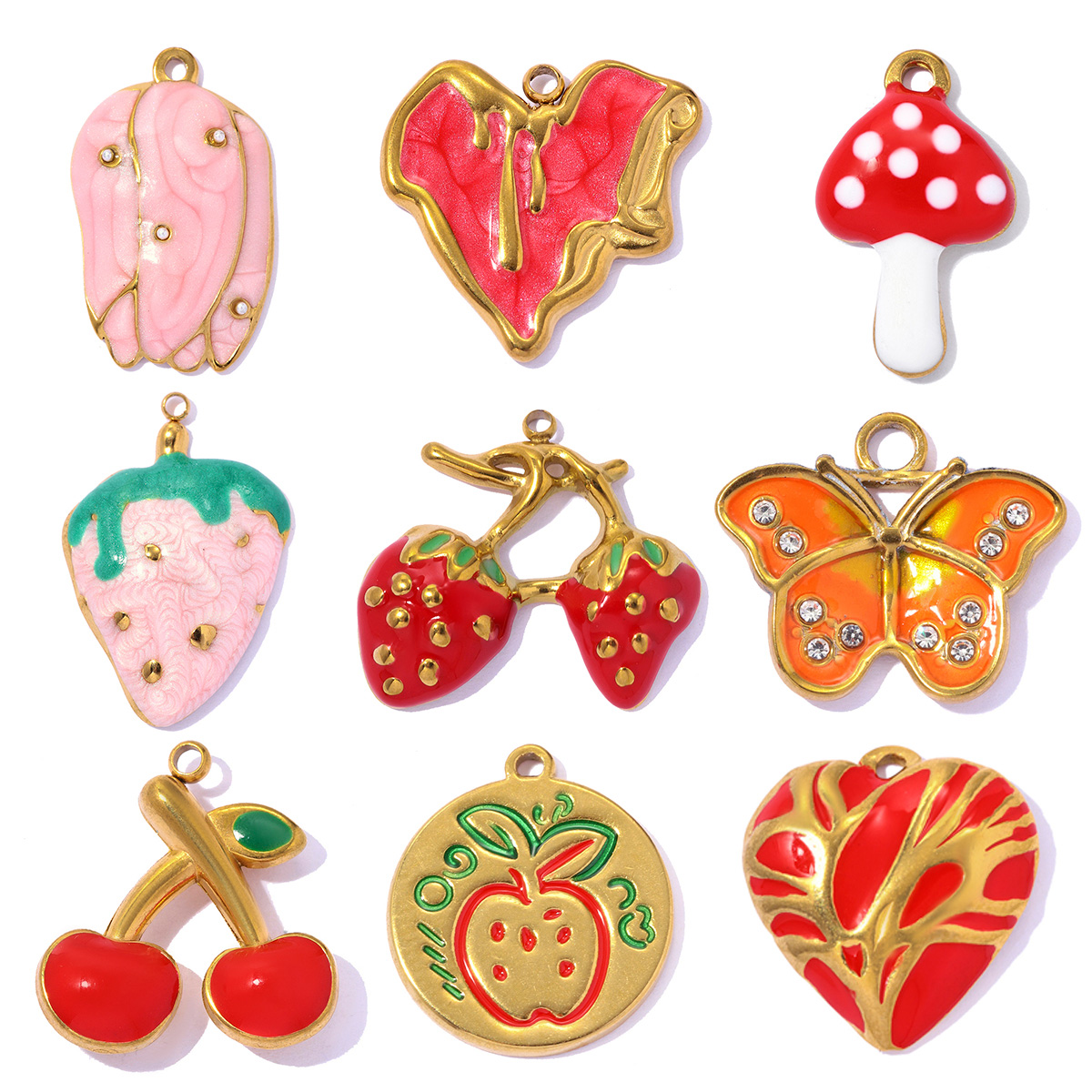 3pcs/Lot Stainless Steel Ename - Phone Accessories Wholesale recensie en prijs