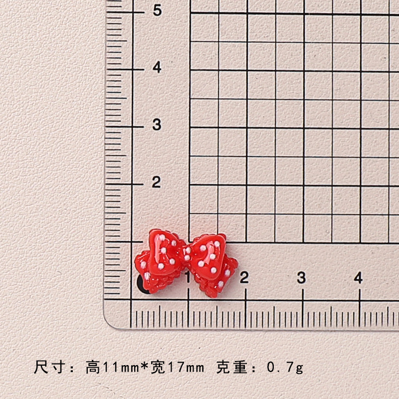 10pcs Kawaii Pink Dot Bow DIY  - Phone Accessories Clipart recensie en prijs