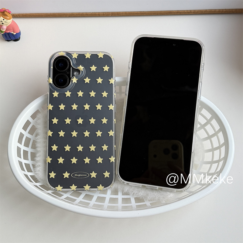 Korean Ins Yellow & White Star - Yellow Phone Accessories recensie en prijs