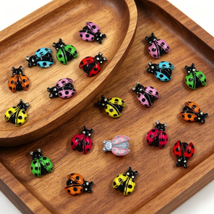 50Pcs Cross border Ladybug Res - Phone Accessories Clipart recensie en prijs