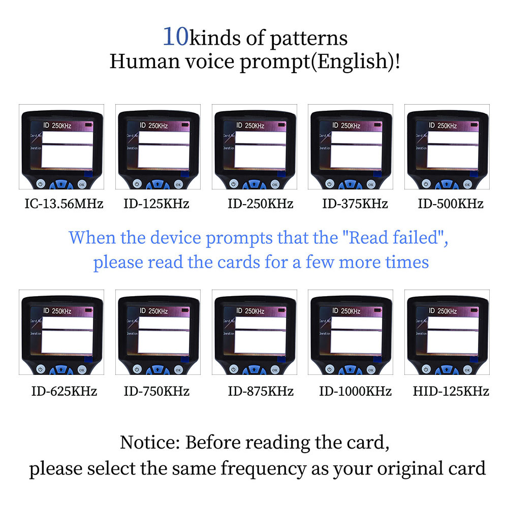 Handheld 10 Frequency RFID NFC - Nfc Card Reader recensie en prijs