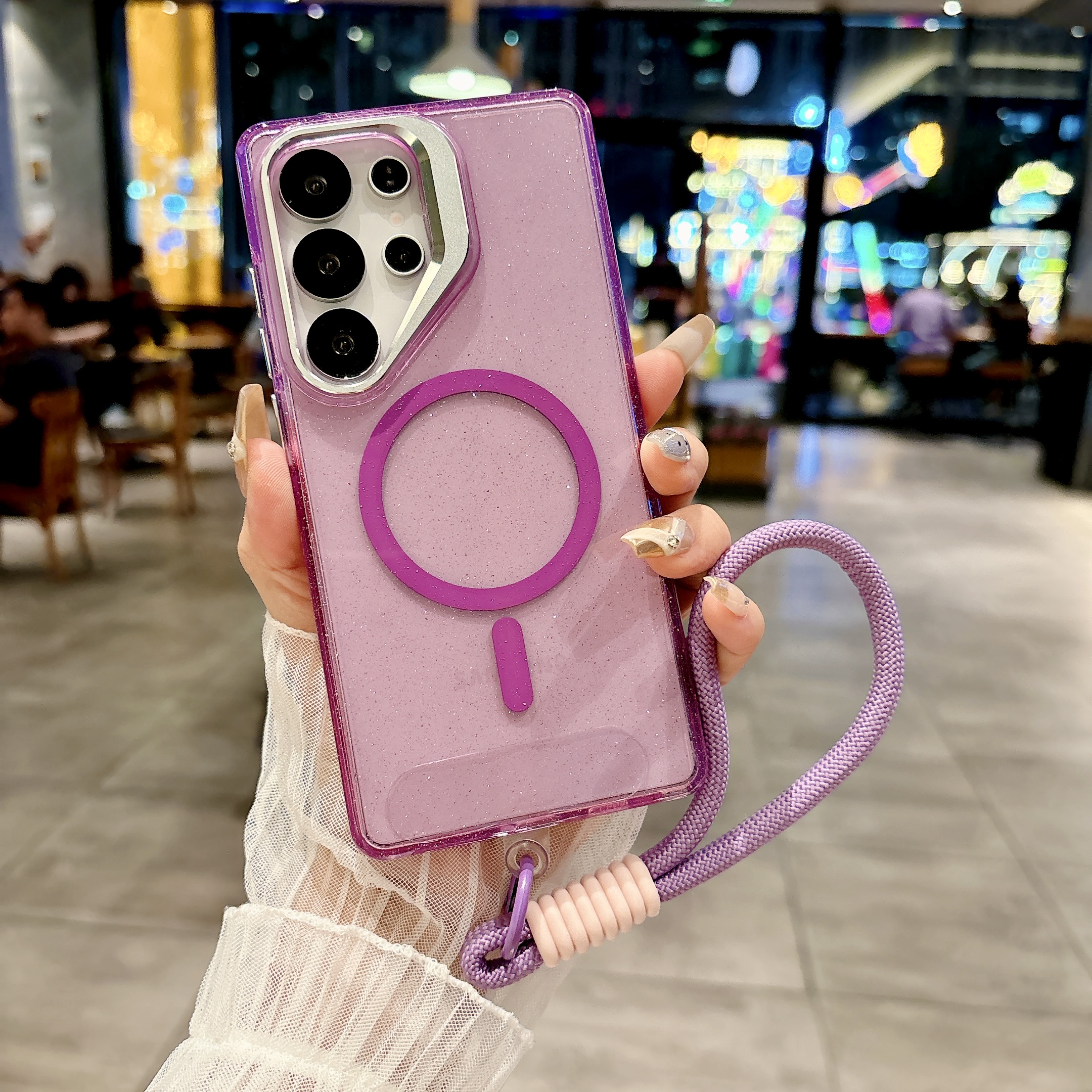 Hand Strap invisible Lens Stan - Yellow Phone Accessories recensie en prijs