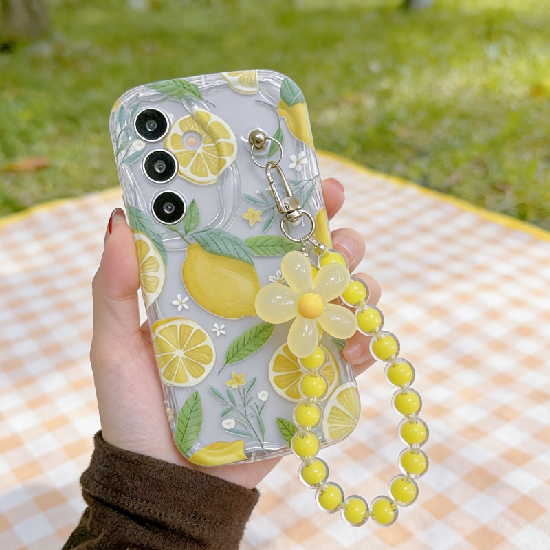 Yellow Lemon Flower Lanyard Ph - Yellow Phone Accessories recensie en prijs