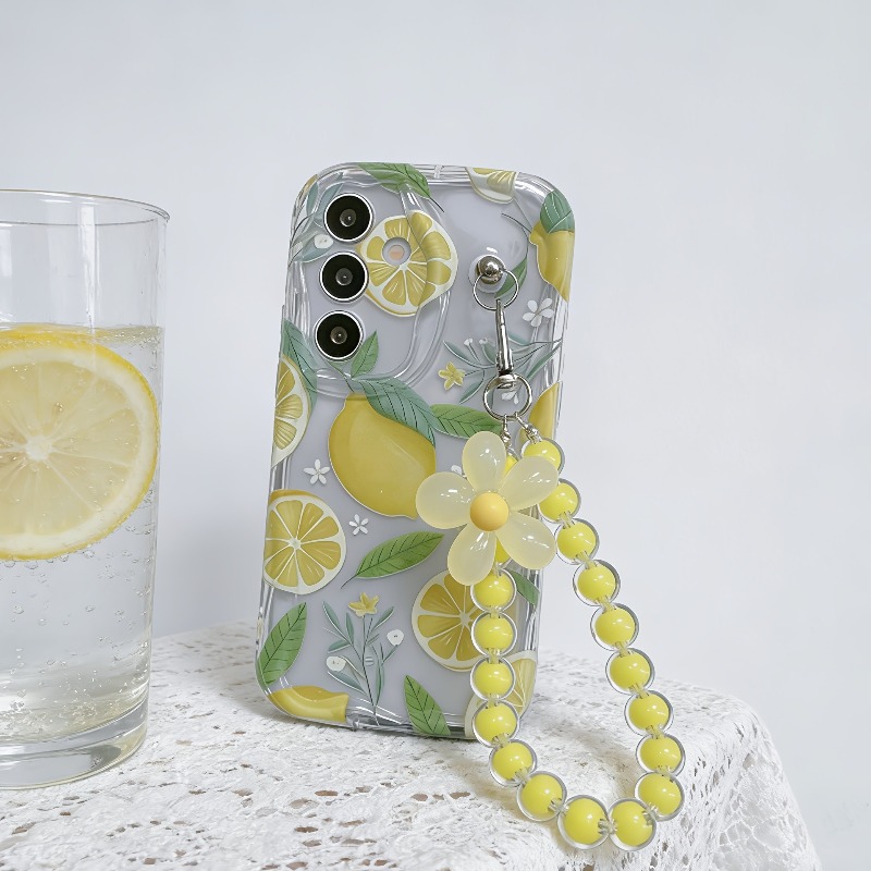 Yellow Lemon Flower Lanyard Ph - Yellow Phone Accessories recensie en prijs