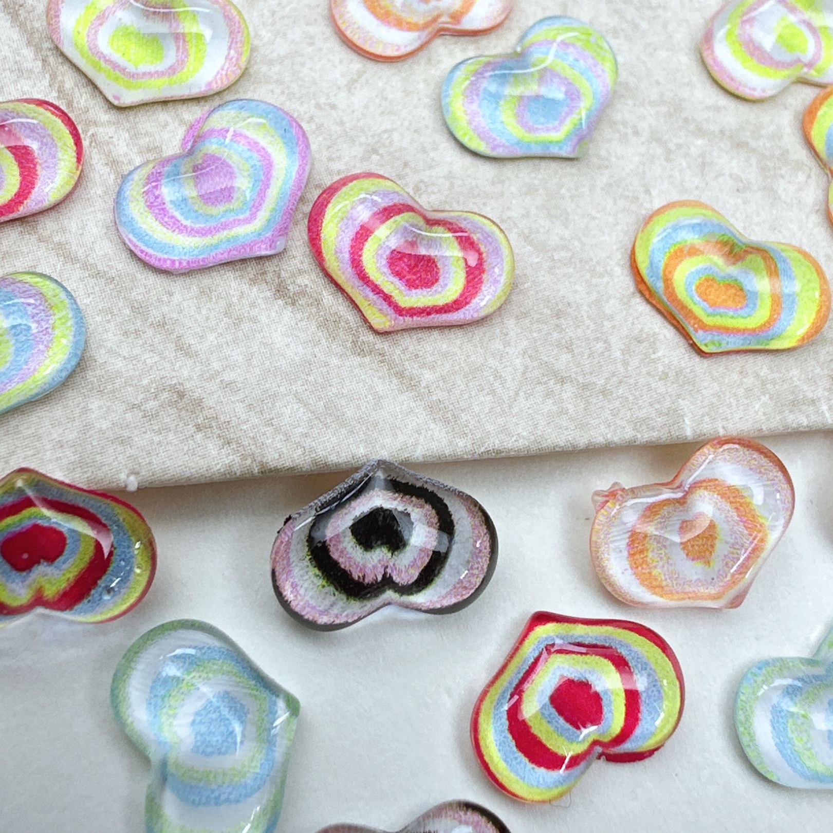 30/50/100Pcs Heart Shaped DIY  - Phone Accessories Clipart recensie en prijs