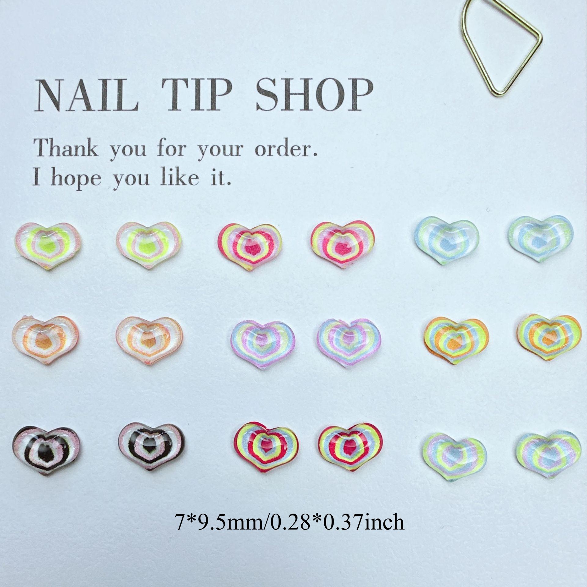 30/50/100Pcs Heart Shaped DIY  - Phone Accessories Clipart recensie en prijs