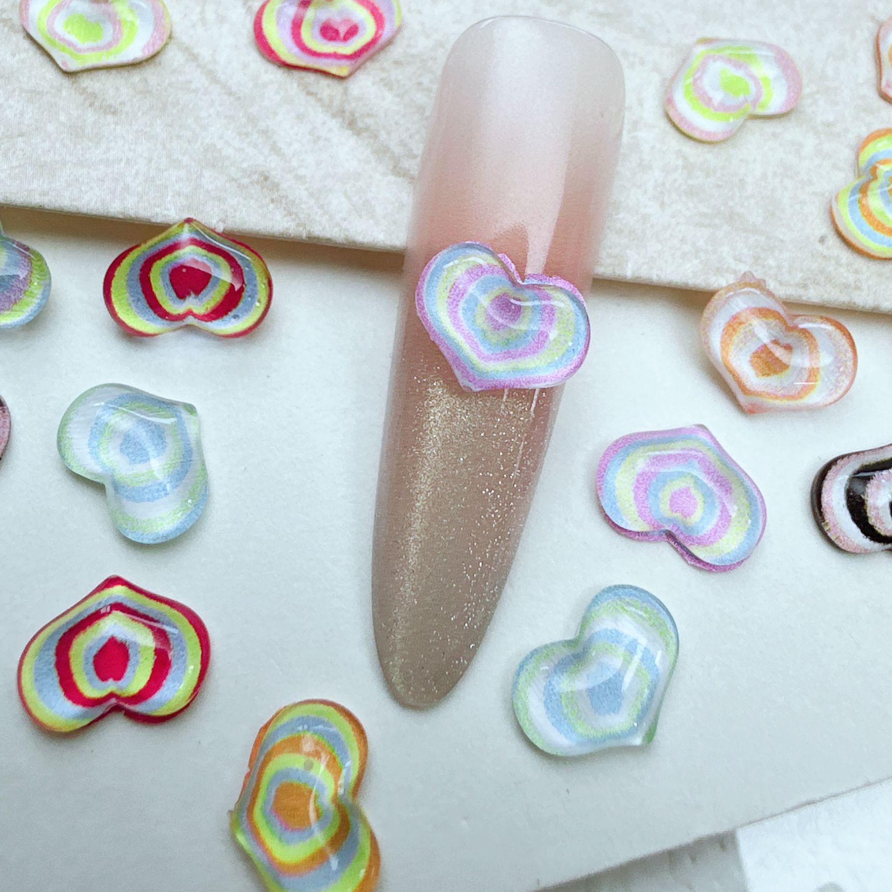 30/50/100Pcs Heart Shaped DIY  - Phone Accessories Clipart recensie en prijs