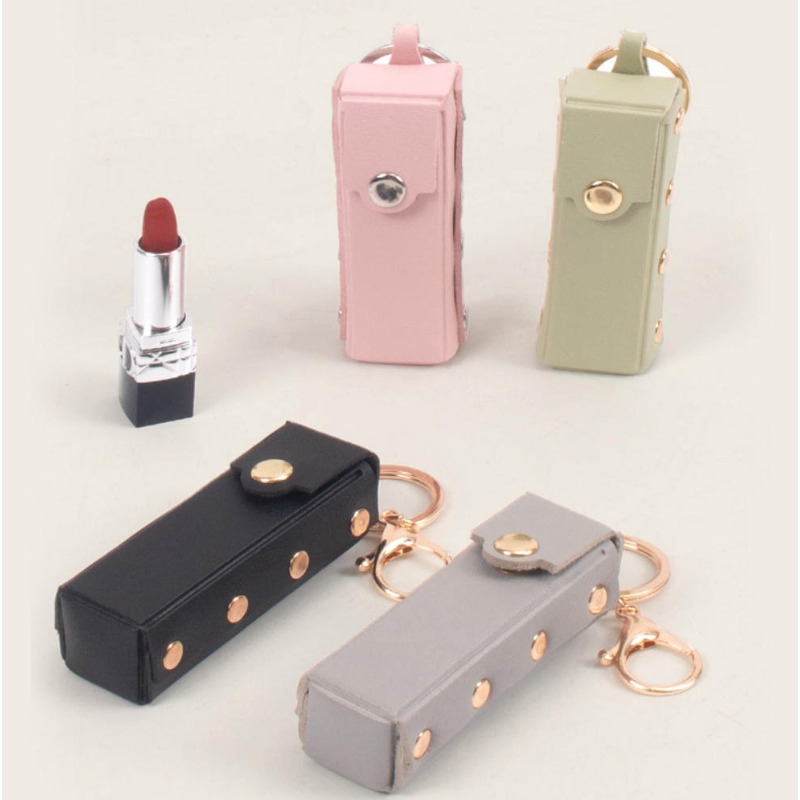 PU Leather Lipstick Protective - Yellow Phone Accessories recensie en prijs