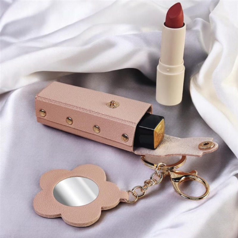 PU Leather Lipstick Protective - Yellow Phone Accessories recensie en prijs