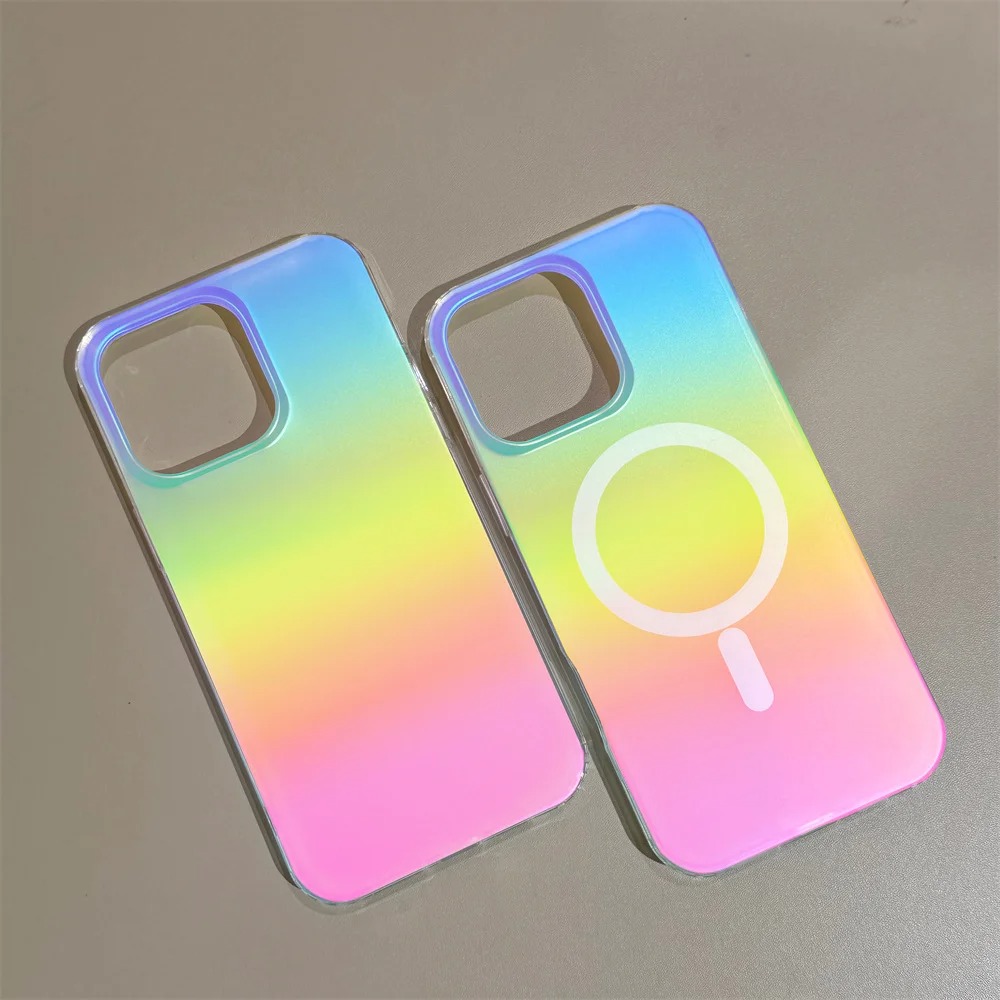 Frosted Laser Gradient Rainbow - Phone Accessories And Cases recensie en prijs