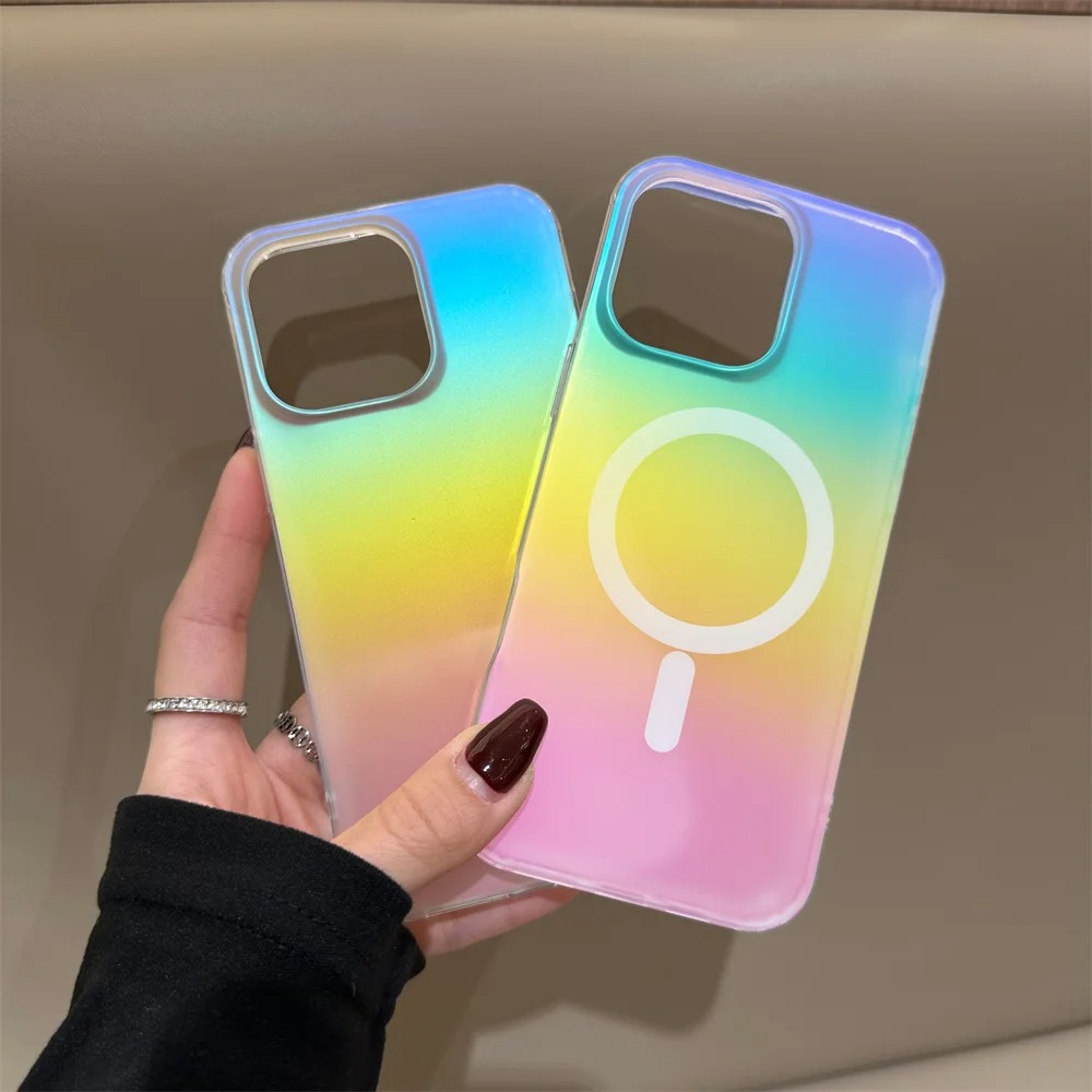 Frosted Laser Gradient Rainbow - Phone Accessories And Cases recensie en prijs