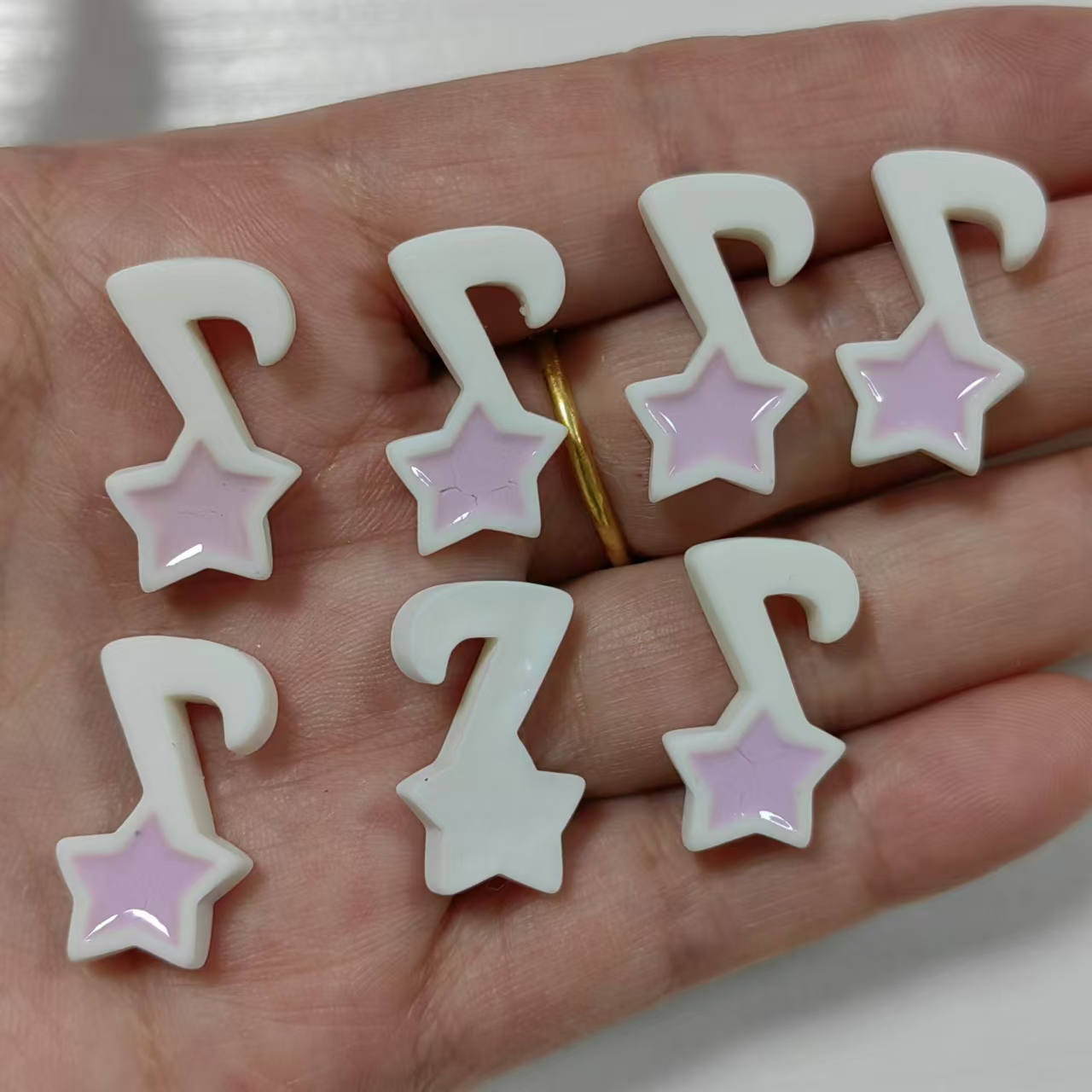 10Pcs Resin Star Music Eight N - Phone Accessories Clipart recensie en prijs