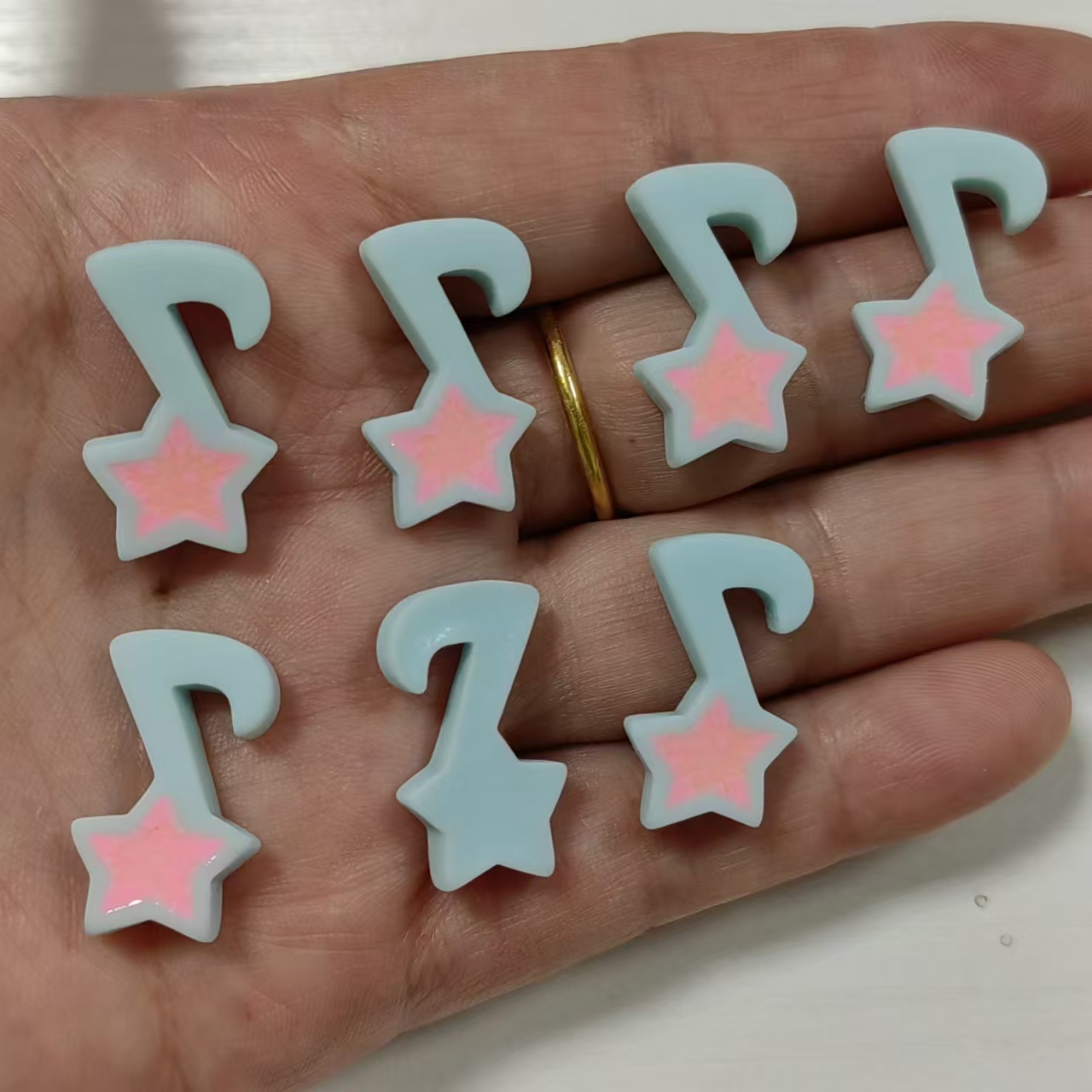 10Pcs Resin Star Music Eight N - Phone Accessories Clipart recensie en prijs