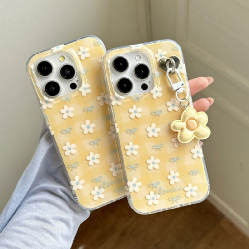 Cute Yellow Flower Pattern Pho - Yellow Phone Accessories recensie en prijs