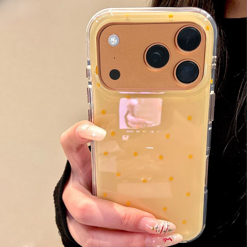 Fashion Yellow Star Pattern Ph - Yellow Phone Accessories recensie en prijs