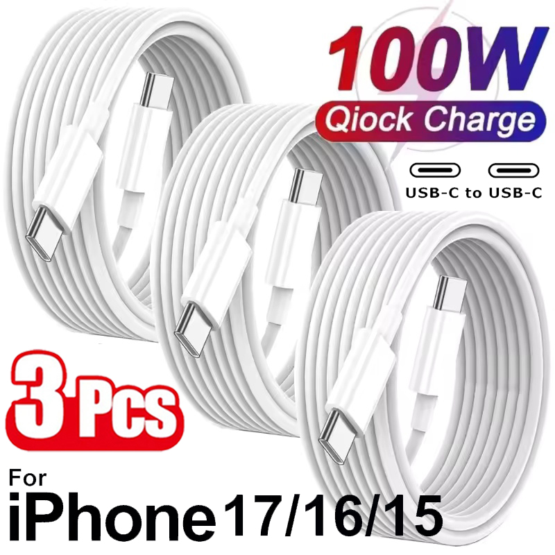 3Pcs PD 100W  TYPE C to Type C - Phone Accessories Wholesale recensie en prijs