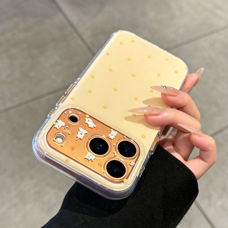Fashion Cute Yellow Polka Dot  - Yellow Phone Accessories recensie en prijs