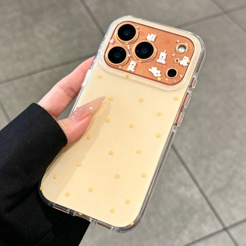 Fashion Cute Yellow Polka Dot  - Yellow Phone Accessories recensie en prijs
