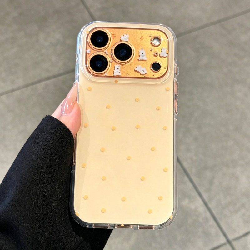 Fashion Cute Yellow Polka Dot  - Yellow Phone Accessories recensie en prijs