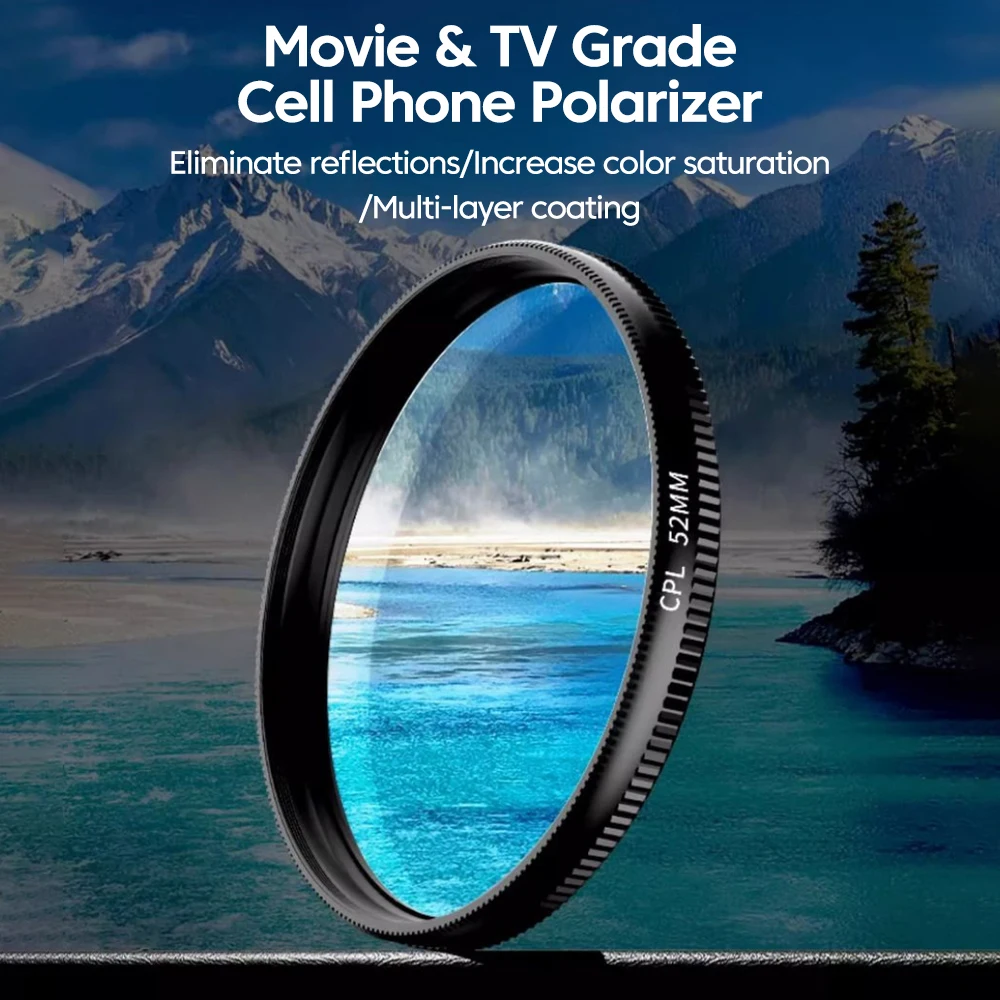 New 52mm CPL Mobile Phone Lens - Phone Accessories And Gadgets recensie en prijs