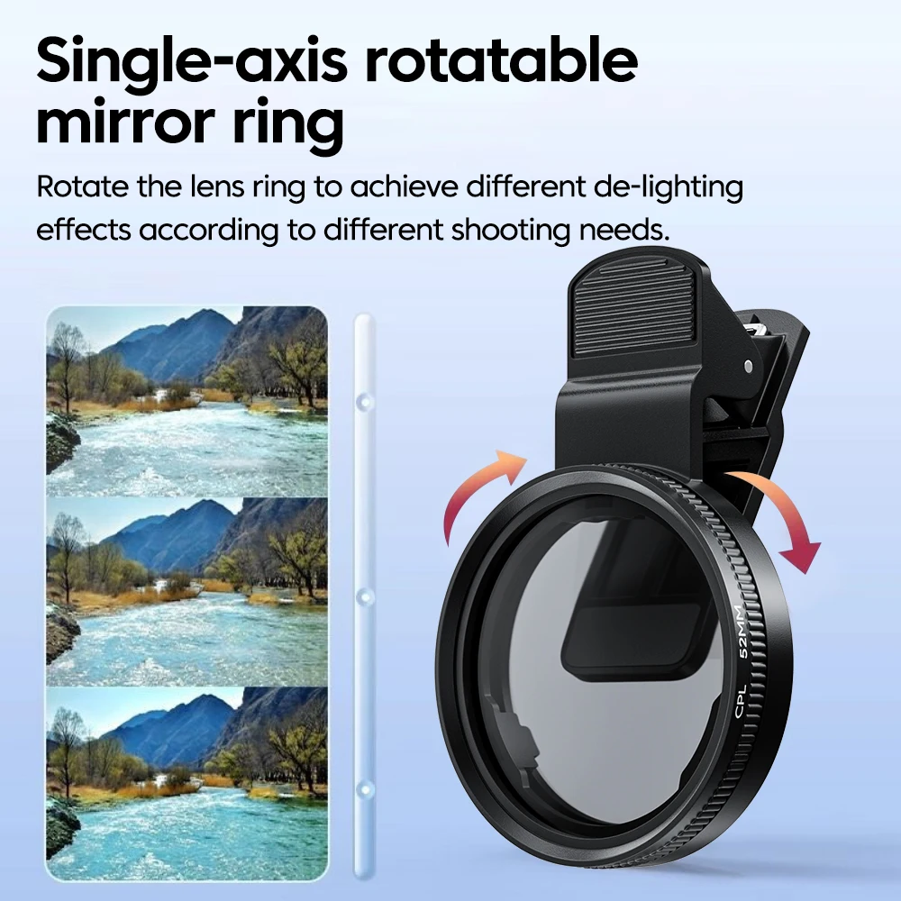 New 52mm CPL Mobile Phone Lens - Phone Accessories And Gadgets recensie en prijs